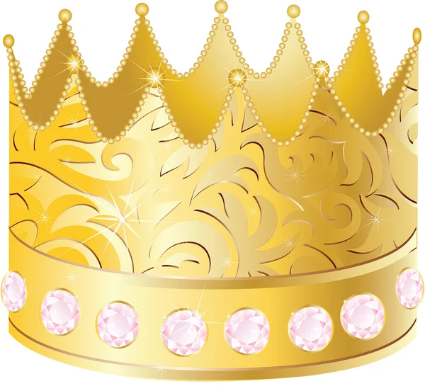 Золотая корона. — стоковый вектор