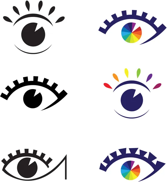 Icons of eyes. — Stock Vector
