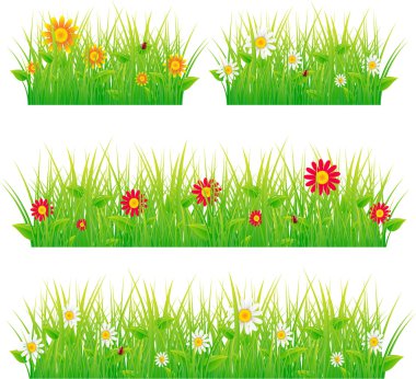 Summer meadow beautiful. clipart