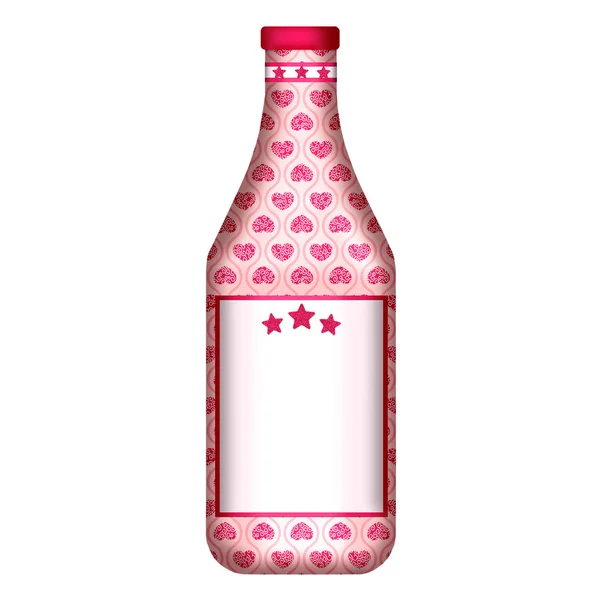 Mooie fles — Stockvector