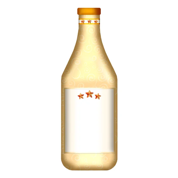 Mooie fles — Stockvector