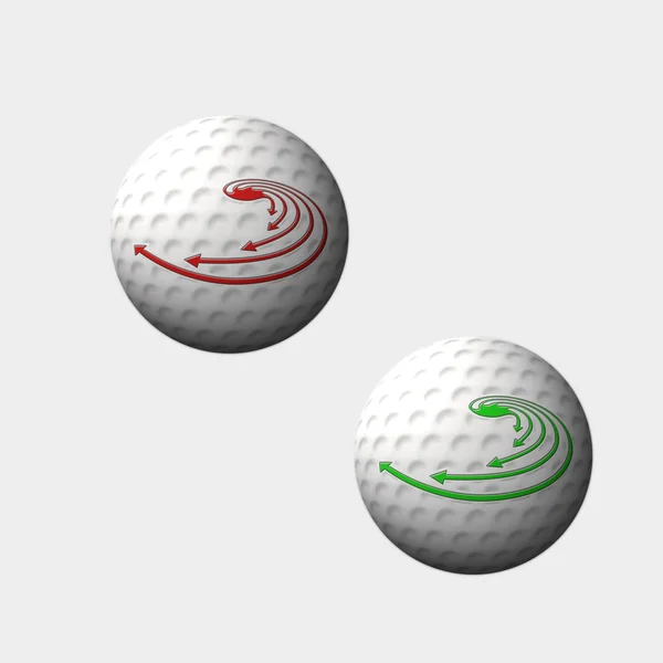 М'ячі для гольфу — стоковий вектор