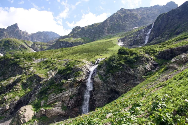 Sulle montagne del Caucaso Foto Stock