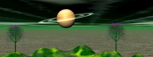 행성 토성 — 스톡 사진