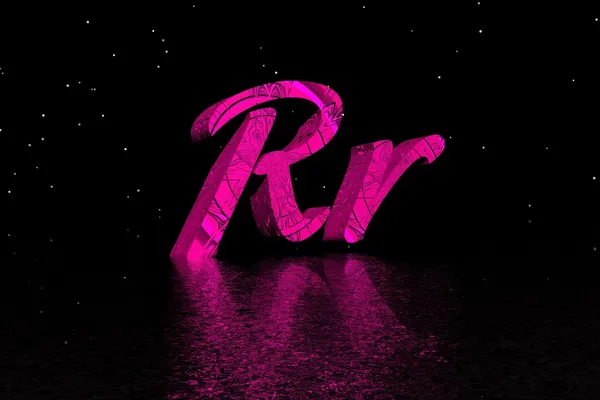 Letter r — Stock Photo, Image