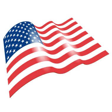 Flag of the United States clipart