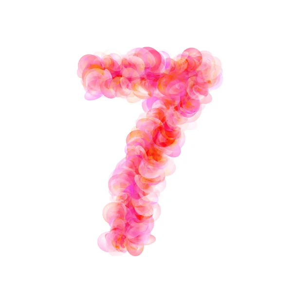Αφηρημένη λουλούδι γραμματοσειρά. αριθμός 7 — Φωτογραφία Αρχείου