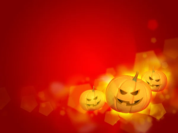 stock image Halloween card with pumpkin