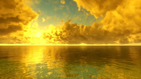 Морской восход — стоковое фото