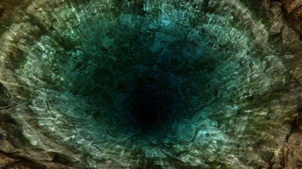 Глубокая дыра в океане — стоковое фото