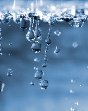 Extra close-up of water drops clipart
