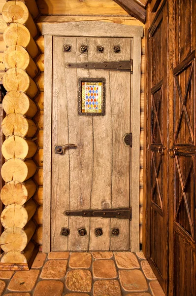 Intérieur de maison vintage en bois — Photo