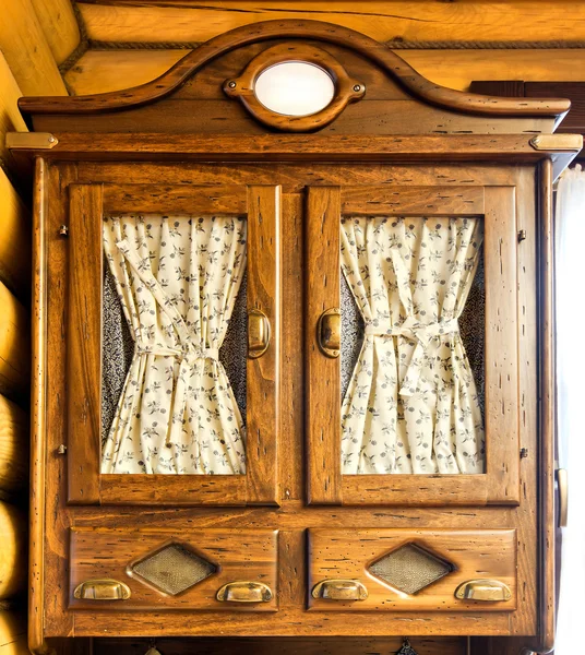 Vintage houten meubilair — Stockfoto