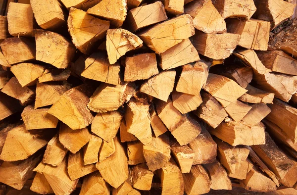 Kupie Drewno kominkowe — Zdjęcie stockowe