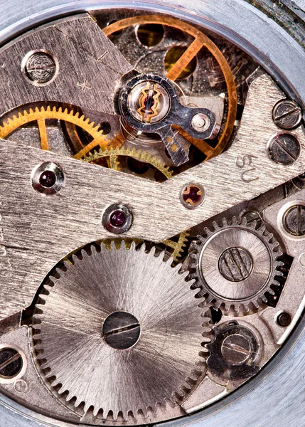 Механізм годинника — стокове фото