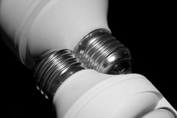Компактные флуоресцентные лампочки — стоковое фото