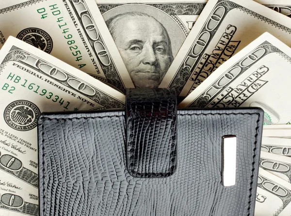 M-cüzdan para yığını — Stok fotoğraf