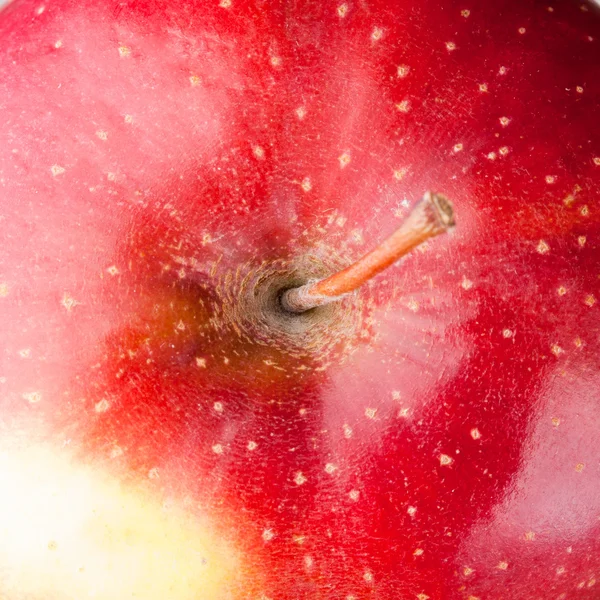 赤い熟したリンゴの背景 — ストック写真