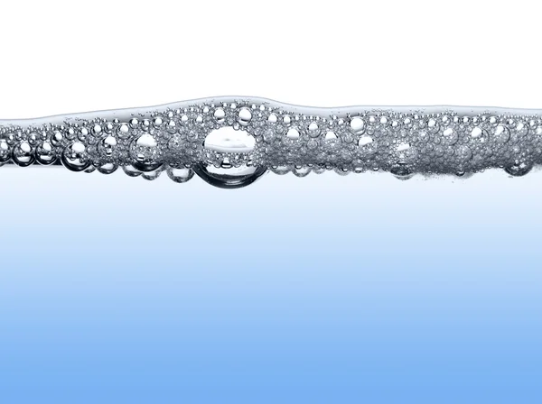 Water surface with bubbles — Stock Photo, Image
