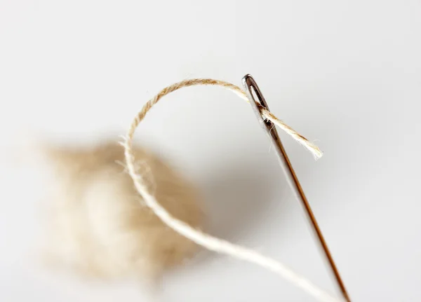 Needle with thread — Stock Photo, Image