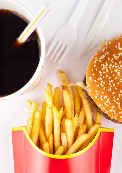 Set de comida rápida — Foto de Stock