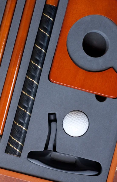 Conjunto portátil de golfe — Fotografia de Stock