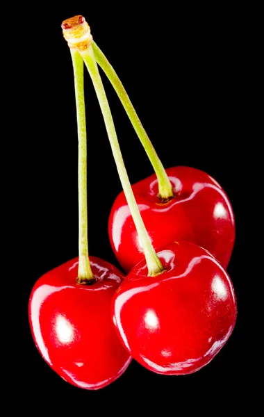 Три спелых сладких ягоды — стоковое фото