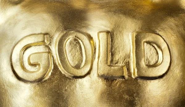 Big bullion of gold — Stock Photo, Image