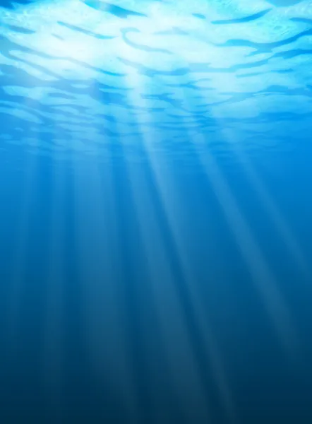 Víz víz alatt hullámai — Stock Fotó