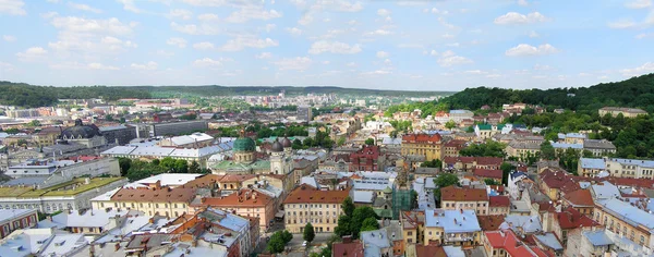 Panoráma-Lviv, Ukrajna — Stock Fotó