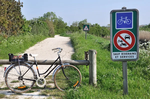 stock image Bicycle path