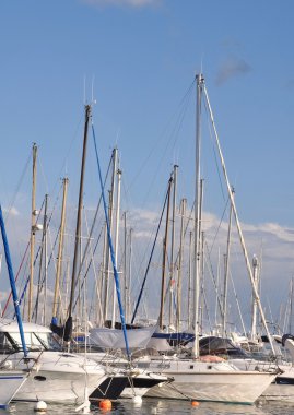 birçok yelkenli keyfi boaters