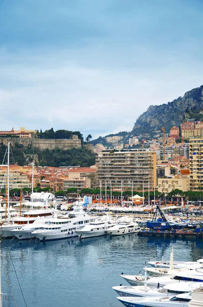 Monte Carlo harbor — Stock Photo, Image