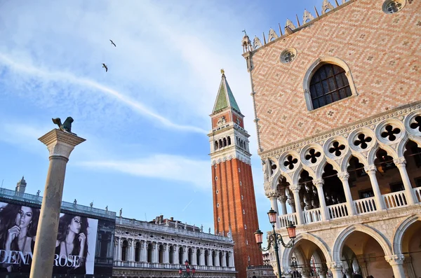 Площадь Сан Марко в Венеции, Италия — стоковое фото