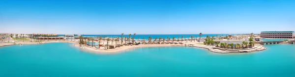 Панорама тропічний курорт в Єгипті — стокове фото