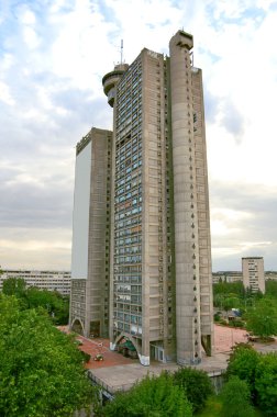 Building in Belgrade - western gate of the city clipart