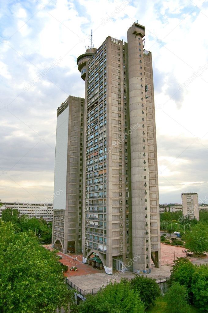 Building in Belgrade - western gate of the city