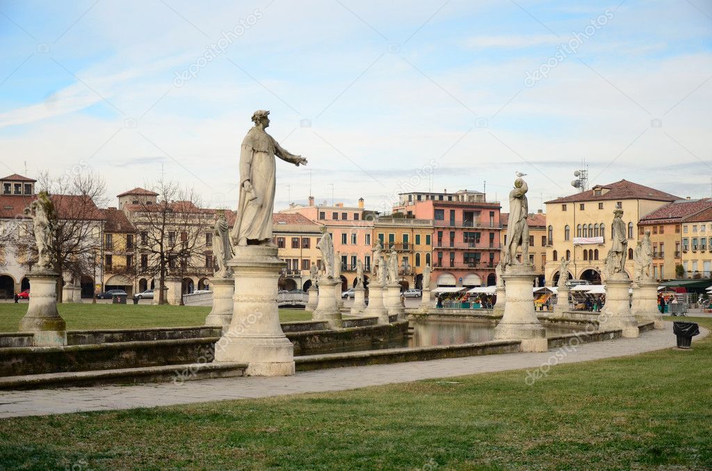 Prato della Valle in Padova, Italy