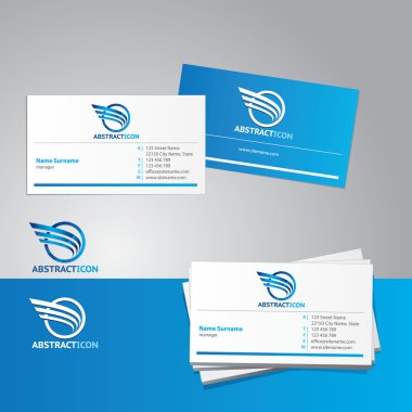 Vector business card clipart