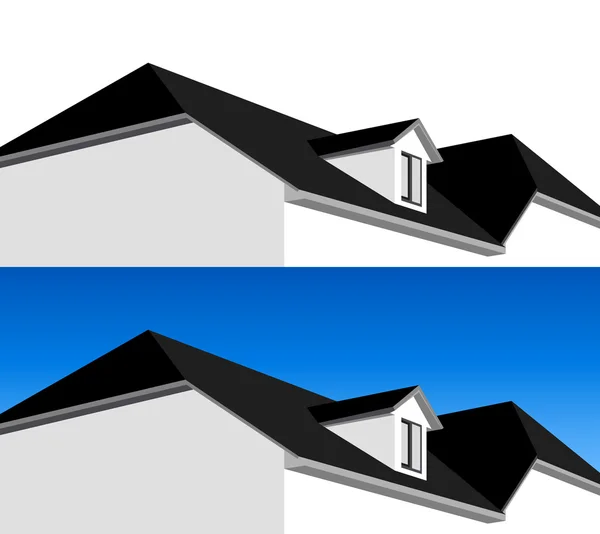 3D hus illustration — Stock vektor