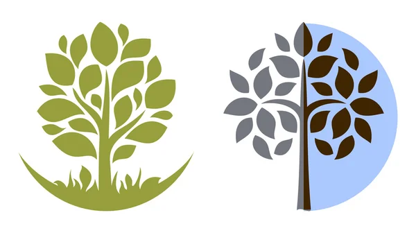 Emblemat wektor drzewa 3 — Wektor stockowy
