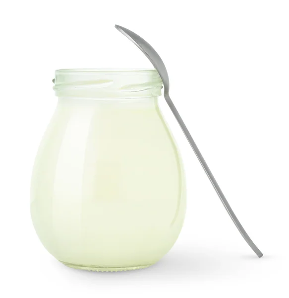 Verse yoghurt — Stockfoto