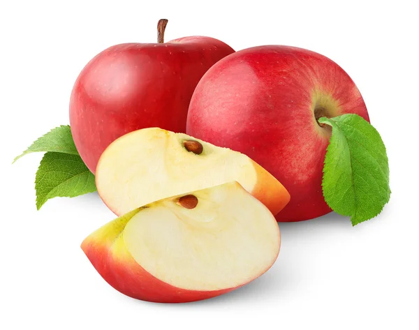 Κόκκινα μήλα — Φωτογραφία Αρχείου