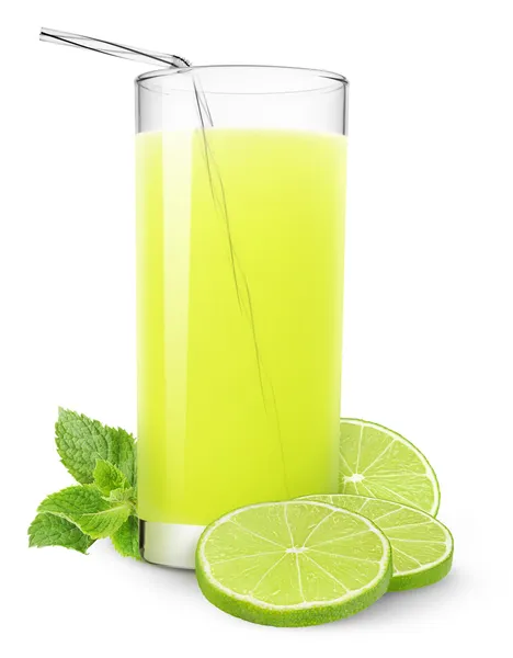 Zöld-citrom lé — Stock Fotó