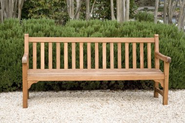 Wood bench clipart