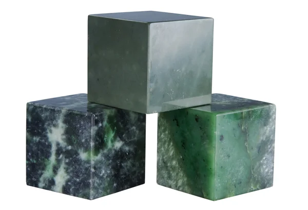 Кубики мінералів — стокове фото