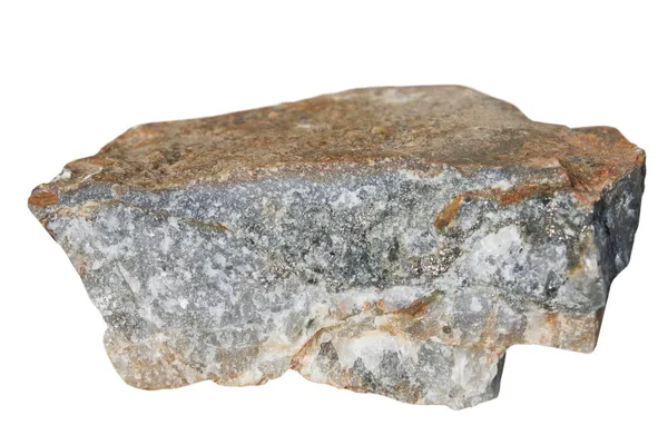 A amostra de minério sulfídico de quartzo — Fotografia de Stock