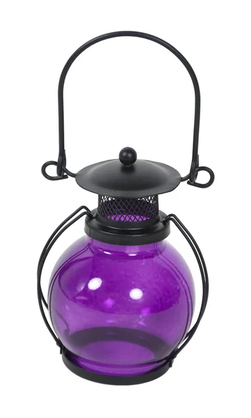 Фиолетовый фонарь — стоковое фото