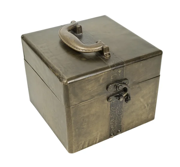 Κουτί κύβος χρυσή — Φωτογραφία Αρχείου