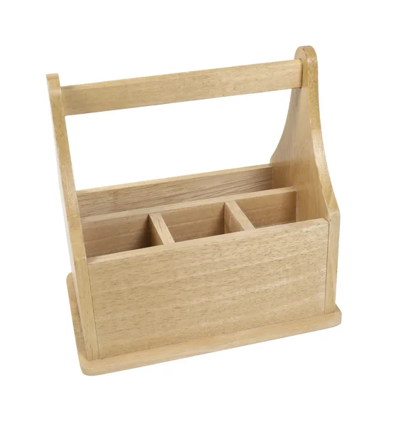 Caixa de ferramentas de madeira vazia — Fotografia de Stock